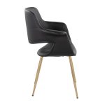 Vintage Flair Gold and Black Art Deco Chairs (Set of 2) 13 Vintage Flair Gold and Black Art Deco Chairs (Set of 2)