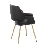 Vintage Flair Gold and Black Art Deco Chairs (Set of 2) 14 Vintage Flair Gold and Black Art Deco Chairs (Set of 2)