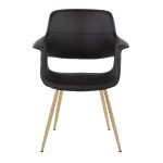 Vintage Flair Gold and Black Art Deco Chairs (Set of 2) 16 Vintage Flair Gold and Black Art Deco Chairs (Set of 2)