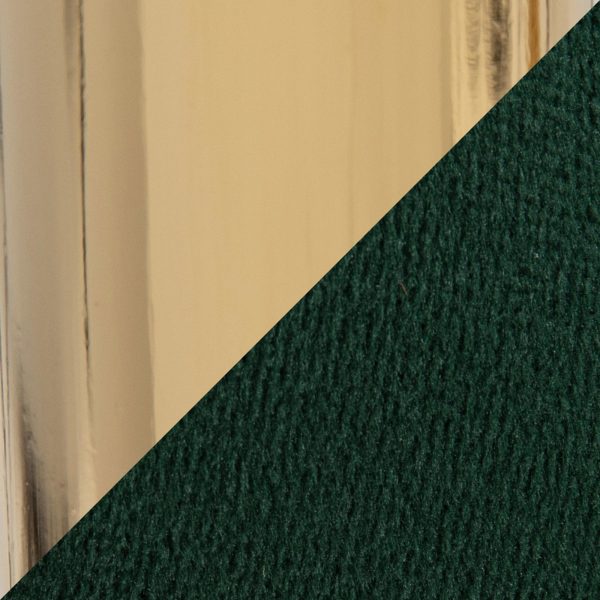 Vintage Flair Green Velvet Mid Century Modern Office Chair 7