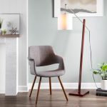 Vintage Flair Light Grey Mid-Century Modern Accent Chair 17 Vintage Flair Light Grey Mid-Century Modern Accent Chair