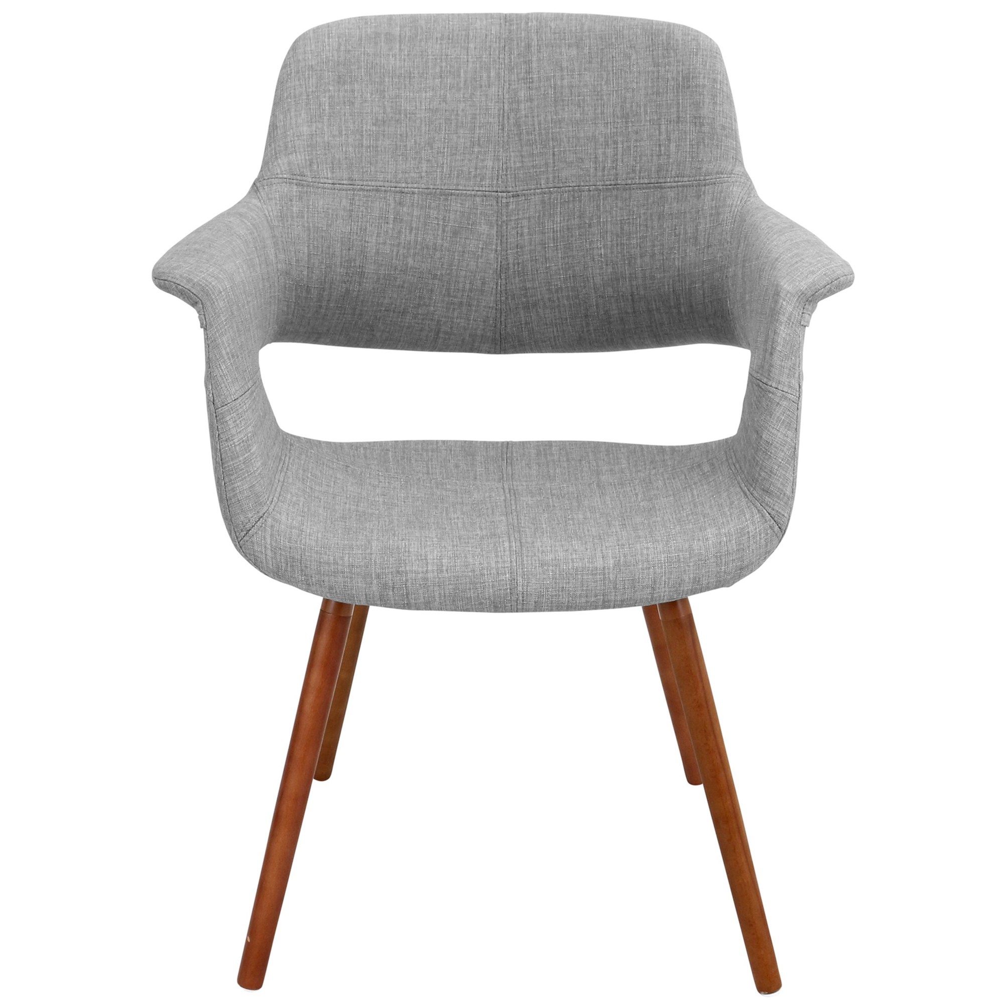 Vintage Flair Light Grey Mid-Century Modern Accent Chair 13 Vintage Flair Light Grey Mid-Century Modern Accent Chair - Image 13