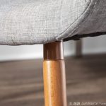 Vintage Flair Light Grey Mid-Century Modern Accent Chair 22 Vintage Flair Light Grey Mid-Century Modern Accent Chair