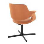 Vintage Flair Sedona Faux Leather Swivel Accent Chair