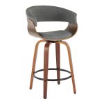 Vintage Mod 26 Mid-Century Modern Swivel Counter Stool (Set of 2) 13 Vintage Mod 26 Mid-Century Modern Swivel Counter Stool (Set of 2)