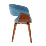 Vintage Mod Blue Mid-Century Modern Dining Chairs (Set of 2) 19 Vintage Mod Blue Mid-Century Modern Dining Chairs (Set of 2)