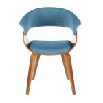 Vintage Mod Blue Mid-Century Modern Dining Chairs (Set of 2) 22 Vintage Mod Blue Mid-Century Modern Dining Chairs (Set of 2)