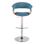 Vintage Mod Blue Mid-Century Modern Swivel Barstools (Set of 2) 21 Vintage Mod Blue Mid-Century Modern Swivel Barstools (Set of 2)