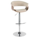 Vintage Mod Cream Fabric Walnut Swivel Barstools (Set of 2) 21 Vintage Mod Cream Fabric Walnut Swivel Barstools (Set of 2)