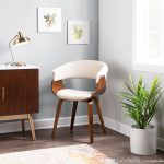 Vintage Mod Cream Mid-Century Modern Accent Chairs (Set of 2) 11 Vintage Mod Cream Mid-Century Modern Accent Chairs (Set of 2)