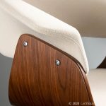Vintage Mod Cream Mid-Century Modern Accent Chairs (Set of 2) 15 Vintage Mod Cream Mid-Century Modern Accent Chairs (Set of 2)