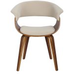 Vintage Mod Cream Mid-Century Modern Accent Chairs (Set of 2) 18 Vintage Mod Cream Mid-Century Modern Accent Chairs (Set of 2)