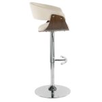 Vintage Mod Cream Swivel Mid-Century Modern Adjustable Barstool 11 Vintage Mod Cream Swivel Mid-Century Modern Adjustable Barstool