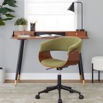 Vintage Mod Green Fabric Mid-Century Modern Office Chair 10 Vintage Mod Green Fabric Mid-Century Modern Office Chair