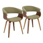 Vintage Mod Green Mid-Century Modern Dining Chairs (Set of 2) 25 Vintage Mod Green Mid-Century Modern Dining Chairs (Set of 2)