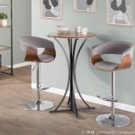Vintage Mod Light Grey Swivel Adjustable Mid-Century Modern Barstool 13 Vintage Mod Light Grey Swivel Adjustable Mid-Century Modern Barstool