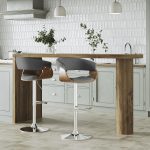 Vintage Mod Light Grey Swivel Barstools (Set of 2) 11 Vintage Mod Light Grey Swivel Barstools (Set of 2)