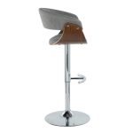 Vintage Mod Light Grey Swivel Barstools (Set of 2) 15 Vintage Mod Light Grey Swivel Barstools (Set of 2)