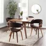 Vintage Mod Walnut Espresso Mid-Century Modern Accent Dining Chair 16 Vintage Mod Walnut Espresso Mid-Century Modern Accent Dining Chair