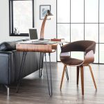 Vintage Mod Walnut Espresso Mid-Century Modern Accent Dining Chair 15 Vintage Mod Walnut Espresso Mid-Century Modern Accent Dining Chair