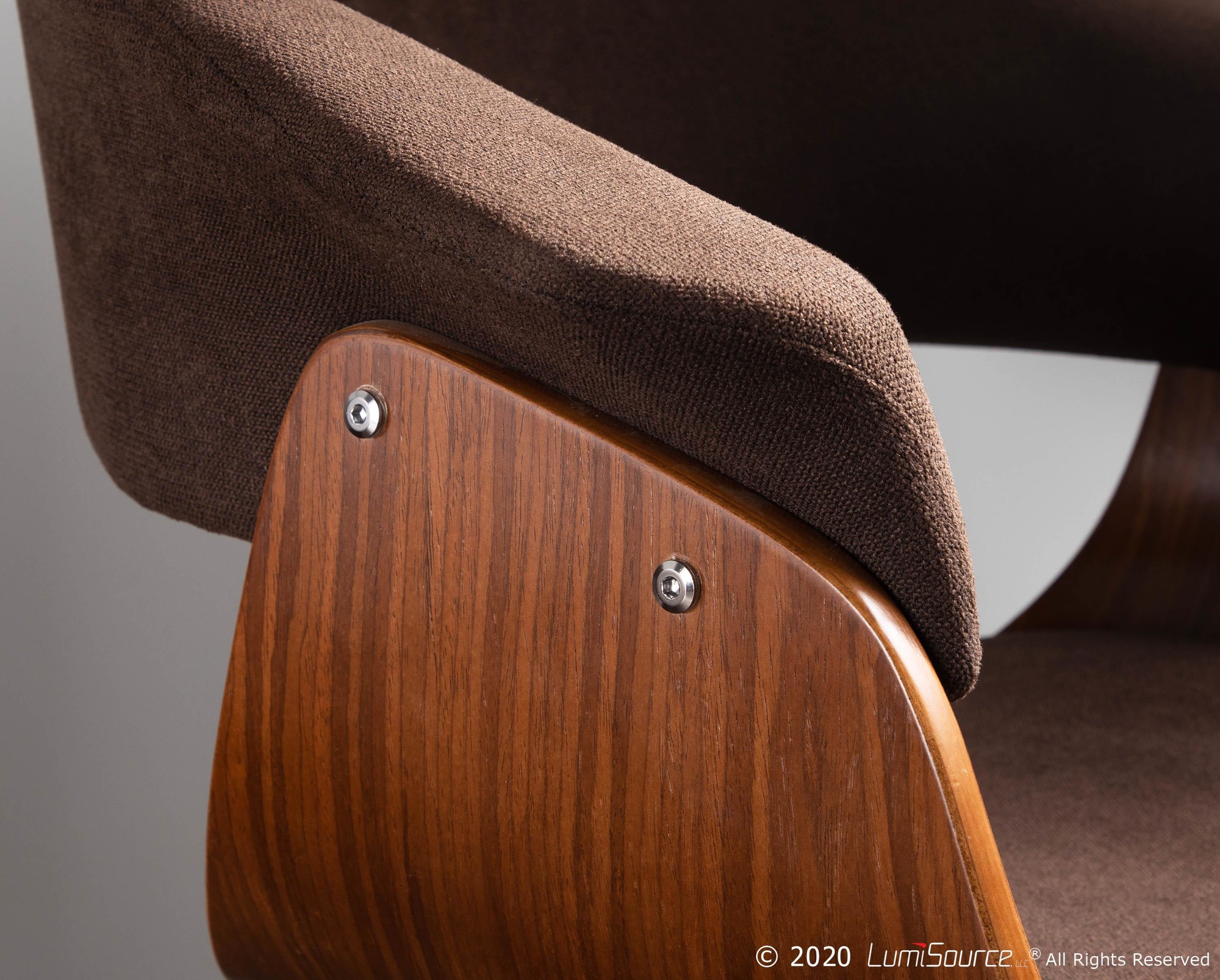 Vintage Mod Walnut Espresso Mid-Century Modern Accent Dining Chair 4 Vintage Mod Walnut Espresso Mid-Century Modern Accent Dining Chair - Image 4