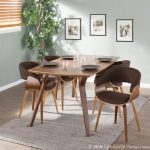 Vintage Mod Walnut Espresso Mid-Century Modern Accent Dining Chair 19 Vintage Mod Walnut Espresso Mid-Century Modern Accent Dining Chair