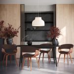 Vintage Mod Walnut Espresso Mid-Century Modern Accent Dining Chair 20 Vintage Mod Walnut Espresso Mid-Century Modern Accent Dining Chair