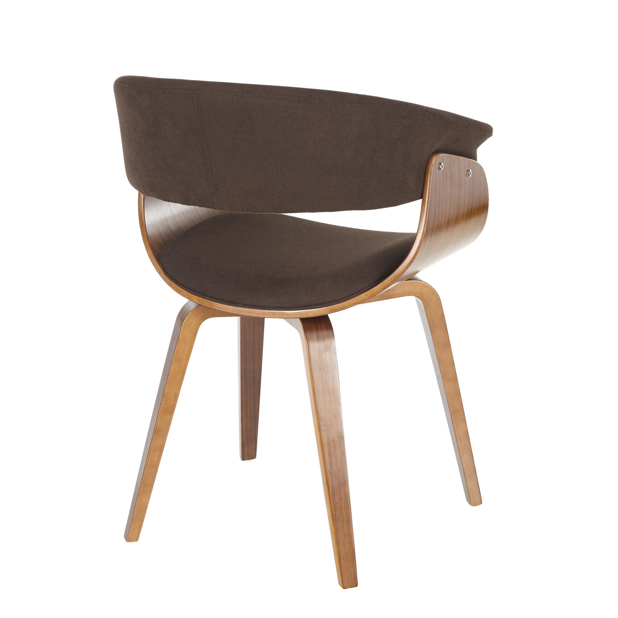 Vintage Mod Walnut Espresso Mid-Century Modern Accent Dining Chair 9 Vintage Mod Walnut Espresso Mid-Century Modern Accent Dining Chair - Image 9