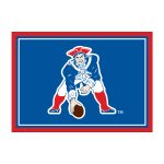 Vintage Patriots 4x6 Officially Licensed NFL Area Rug