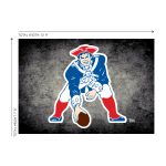 Vintage Patriots 8x11 Distressed Area Rug