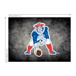 Vintage Patriots Distressed 4x6 Area Rug