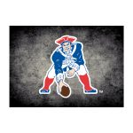 Vintage Patriots Distressed 4x6 Area Rug
