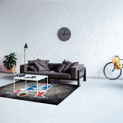 Vintage Patriots Distressed 4x6 Area Rug