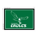Vintage Philadelphia Eagles 3x4 Officially Licensed NFL Area Rug