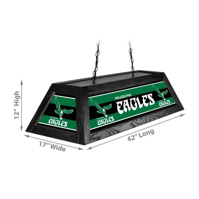 Vintage Philadelphia Eagles 42 Inch Acrylic Billiard Lamp