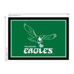 Vintage Philadelphia Eagles 4x6 Spirit Area Rug