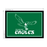Vintage Philadelphia Eagles 6x8 Spirit Area Rug