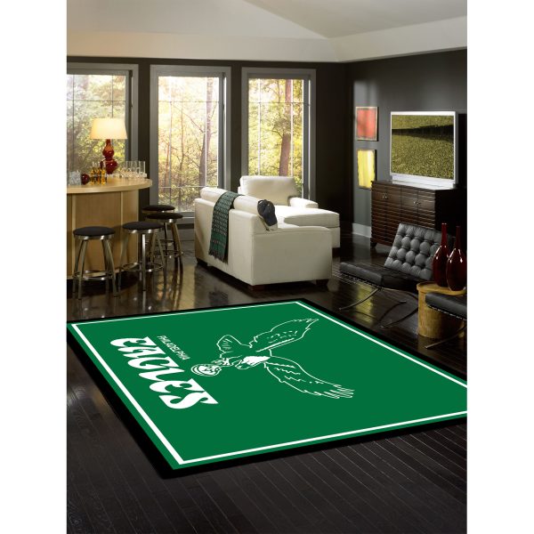 Vintage Philadelphia Eagles 8x11 Officially Licensed NFL Spirit Rug 2