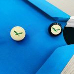 Vintage Philadelphia Eagles Logo Cue Ball and Eight Ball