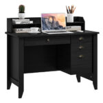 Vintage Computer Desk with Storage Shelves and Drawers for Home 32 Vintage Computer Desk with Storage Shelves and Drawers for Home
