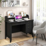 Vintage Computer Desk with Storage Shelves and Drawers for Home 34 Vintage Computer Desk with Storage Shelves and Drawers for Home