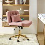 Violet Pink Flannel Ergonomic Swivel Office Chair with Lumbar Support 7 Violet Pink Flannel Ergonomic Swivel Office Chair with Lumbar Support