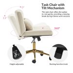 Violet Tan Flannel Ergonomic Swivel Lumbar Support Office Chair 10 Violet Tan Flannel Ergonomic Swivel Lumbar Support Office Chair