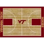Virginia Tech 4x6 Courtside Rug 4 Virginia Tech 4x6 Courtside Rug