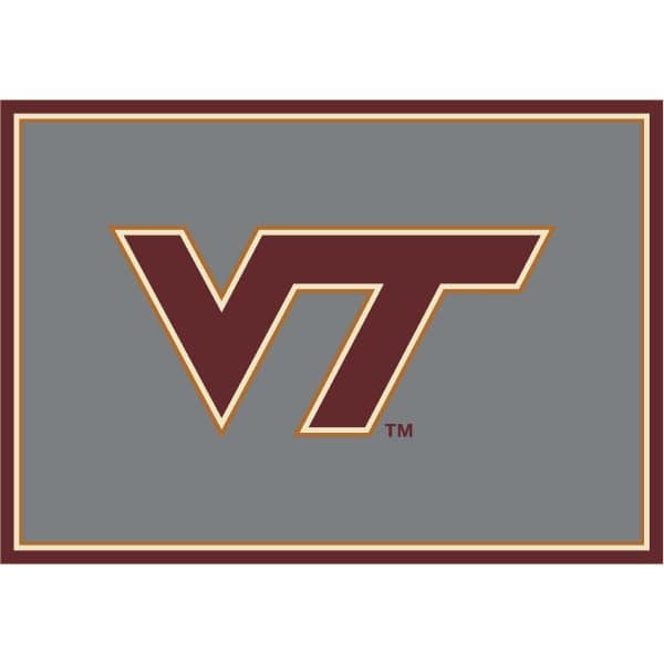 Virginia Tech 4x6 Spirit Rug 1