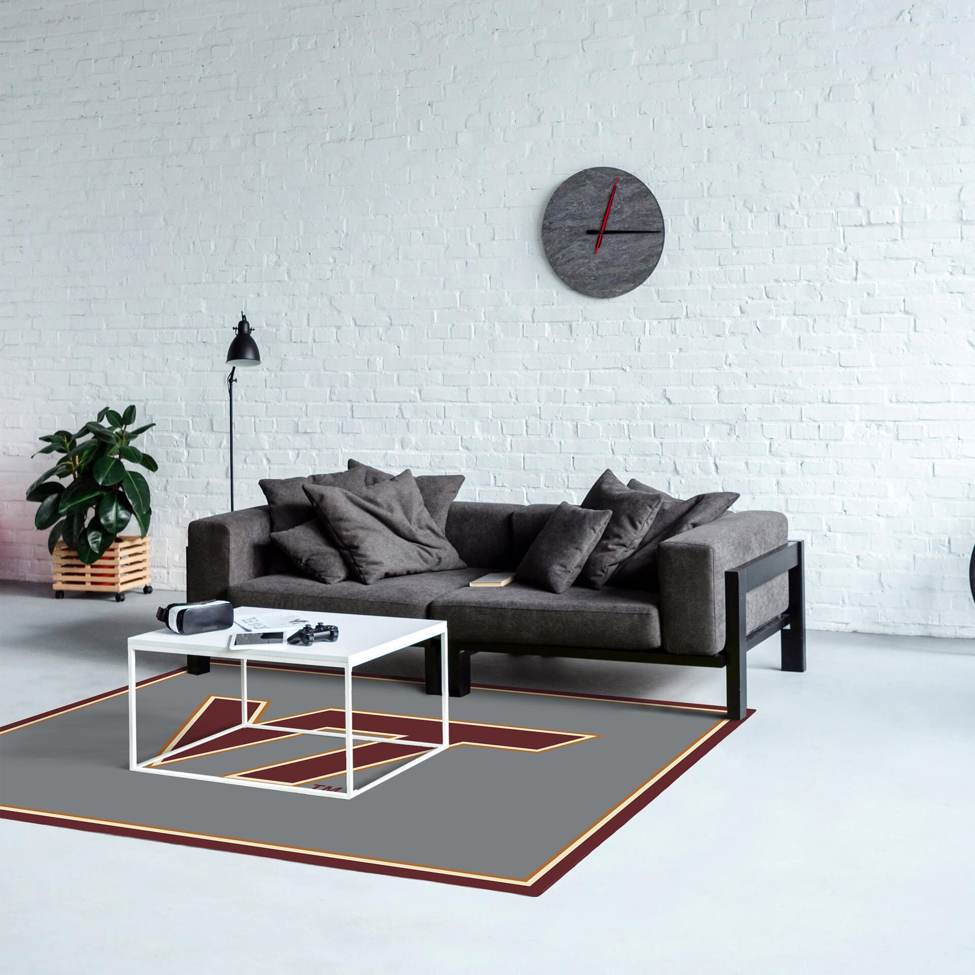 Virginia Tech 4x6 Spirit Rug 1 Virginia Tech 4x6 Spirit Rug