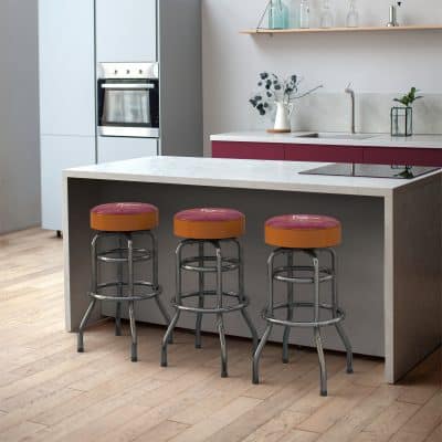 Virginia Tech Chrome Bar Stool