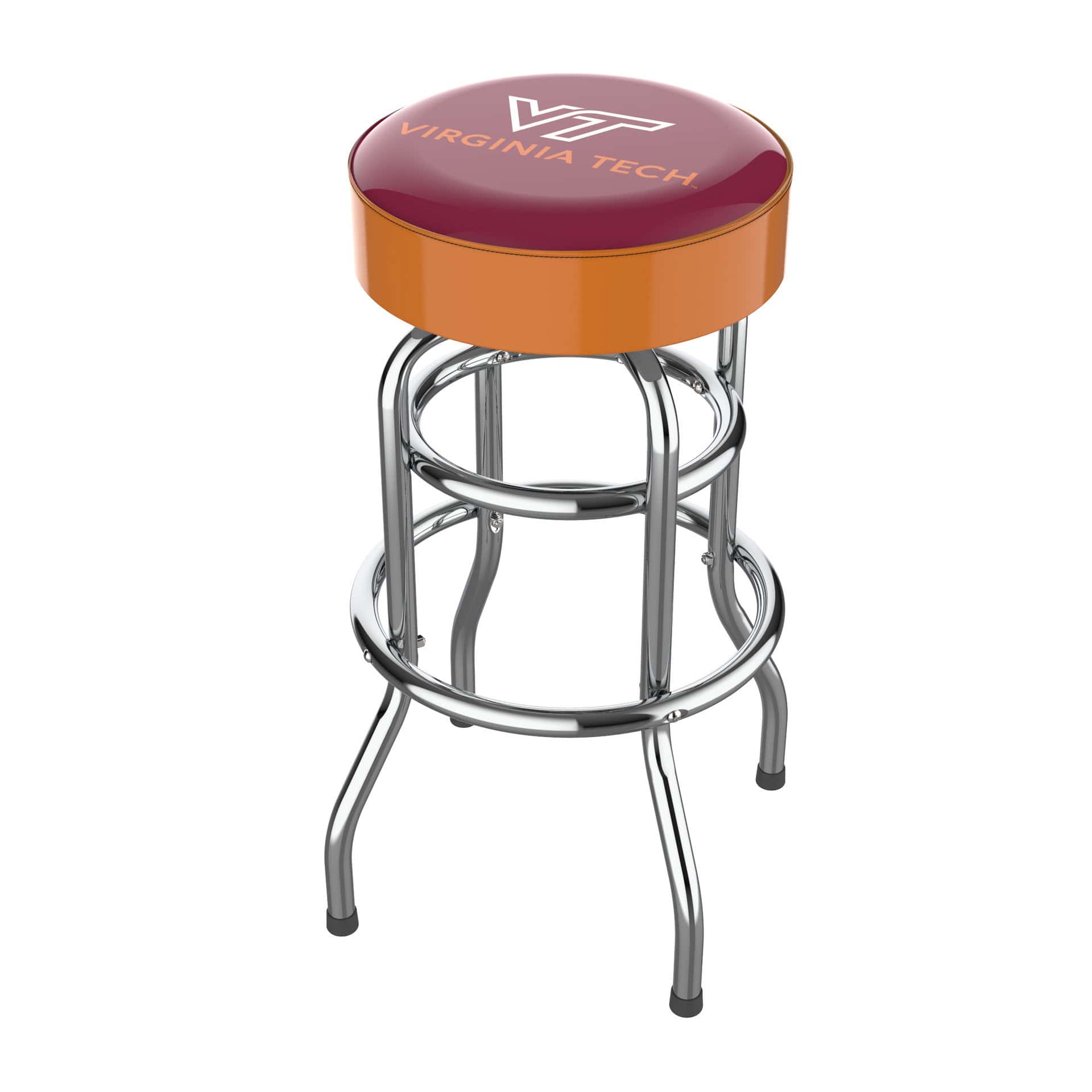 Virginia Tech Chrome Bar Stool 7 Virginia Tech Chrome Bar Stool - Image 7