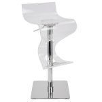 Viva Acrylic Contemporary Adjustable Swivel Bar Stool 13 Viva Acrylic Contemporary Adjustable Swivel Bar Stool