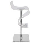 Viva Acrylic Contemporary Adjustable Swivel Bar Stool 14 Viva Acrylic Contemporary Adjustable Swivel Bar Stool